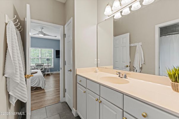 Bathroom, Interior, Wood Texture Flooring