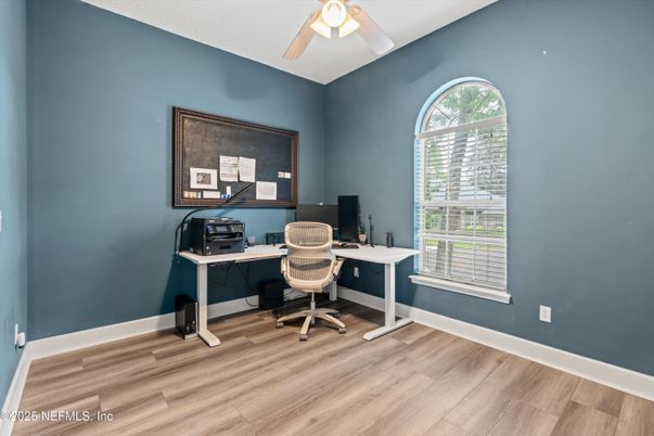 Home Office, Interior, Wood Texture Flooring