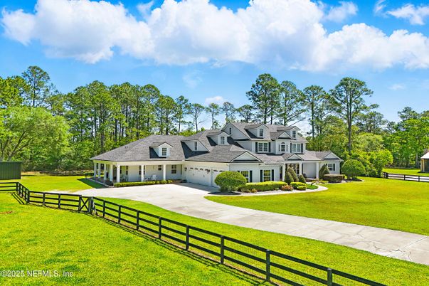 Attached, Backyard, Exterior, Facade, French Provincial