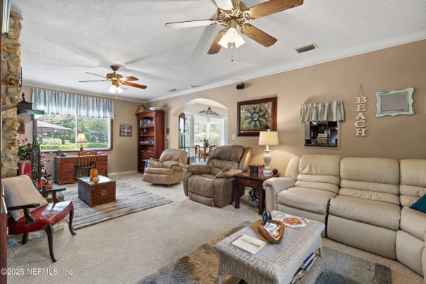 Fireplace, Interior, Living room, Stone Walls