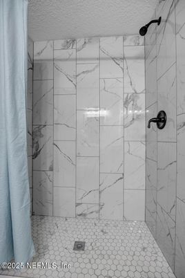 Bathroom, Glass Shower, Interior, Marble Walls