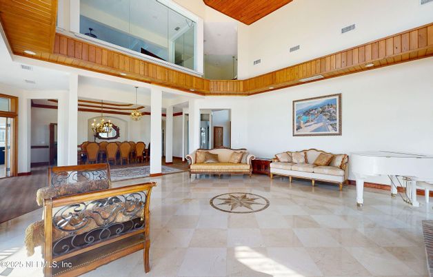 Interior, Living room, Pendant Lights, Piano, Wooden Ceilings