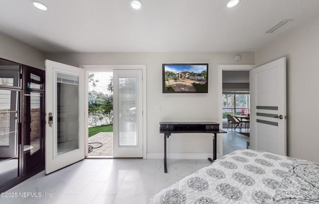 Home Office, Interior, Marble, Recessed Lighting