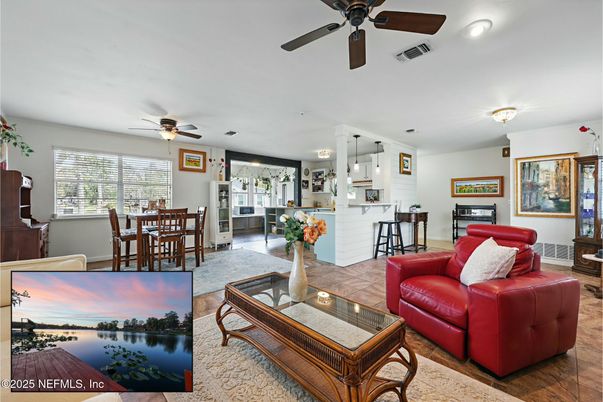 Dining room, Interior, Kitchen, Living room