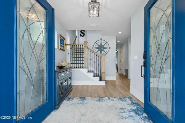 Interior, Recessed Lighting, Wood Texture Flooring