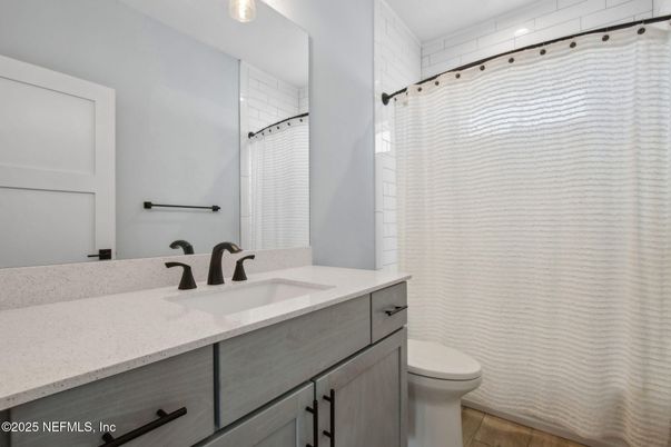 Bathroom, Interior, Wood Texture Flooring