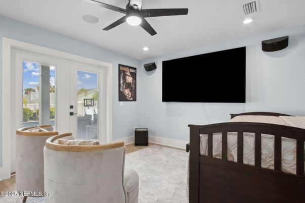 Bedroom, Interior, Recessed Lighting