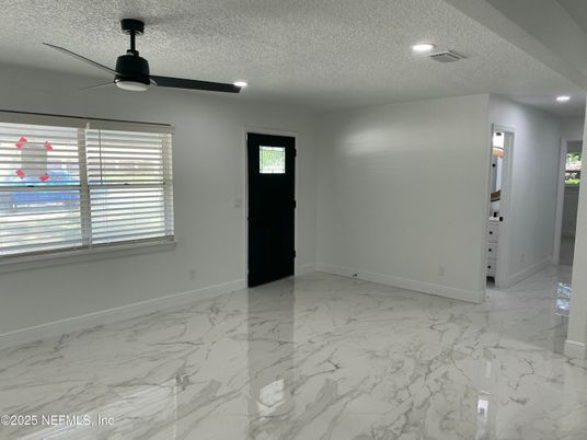 Empty room, Interior, Marble, Recessed Lighting