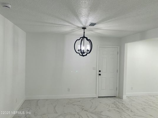 Empty room, Interior, Marble, Pendant Lights