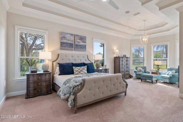 Bedroom, Interior, Pendant Lights