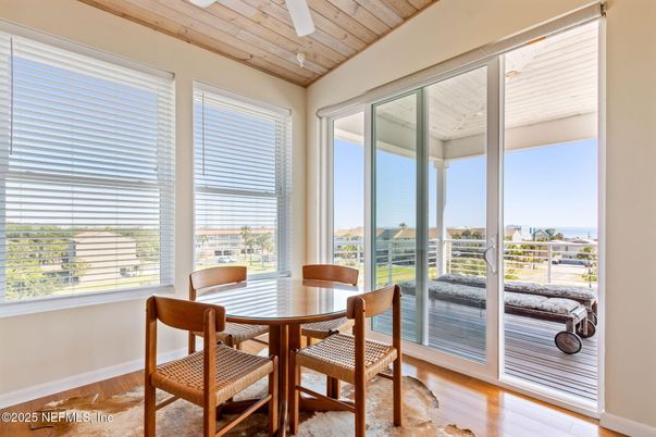 Dining room, Interior, Wooden Ceilings, Wood Texture Flooring