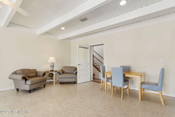 Dining room, Interior, Recessed Lighting