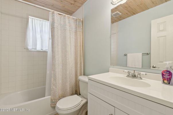 Bathroom, Interior, Wooden Ceilings