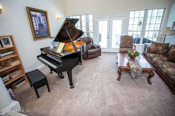 Interior, Living room, Piano