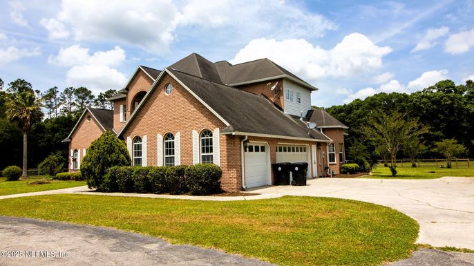 Attached, Exterior, Facade, Brick Facade, French Provincial