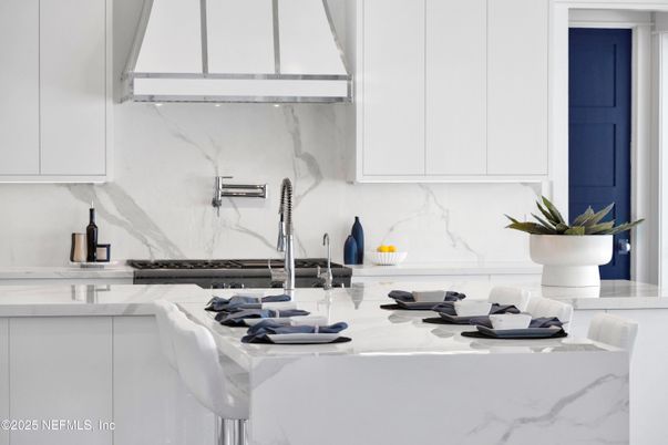 Interior, Kitchen, Marble Walls