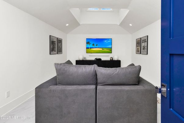 Interior, Living room, Marble, Recessed Lighting