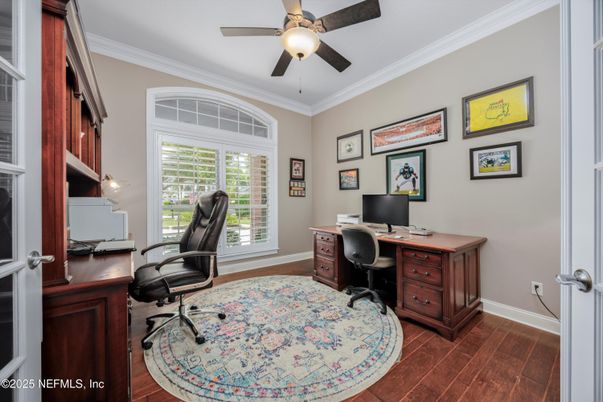 Home Office, Interior, Wood Texture Flooring