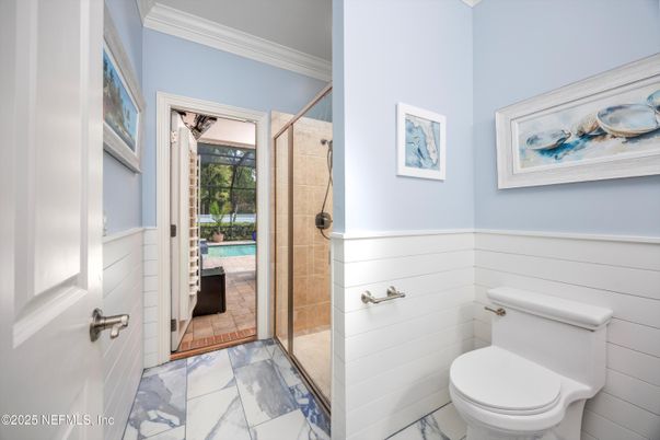 Bathroom, Glass Shower, Interior