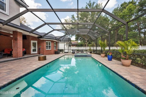 Glass Ceilings, Interior, Pool, Stone Walls, Sun Room