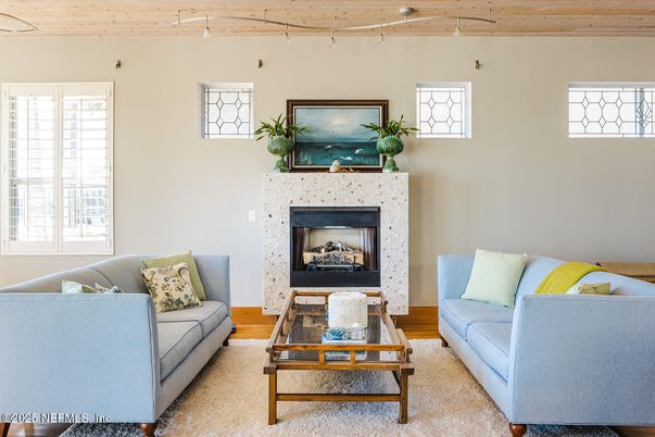 Fireplace, Interior, Living room, Wooden Ceilings, Wood Texture Flooring
