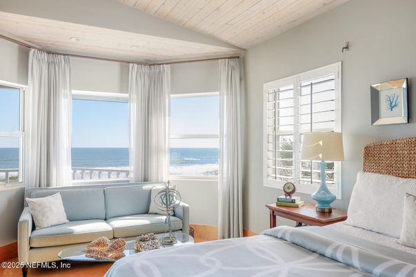 Bedroom, Interior, Water, Wooden Ceilings