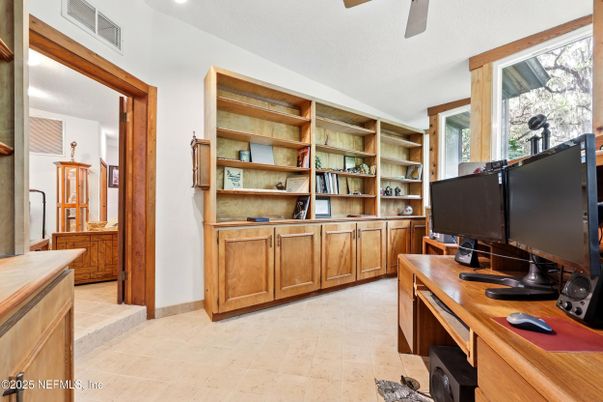 Home Office, Interior, Recessed Lighting