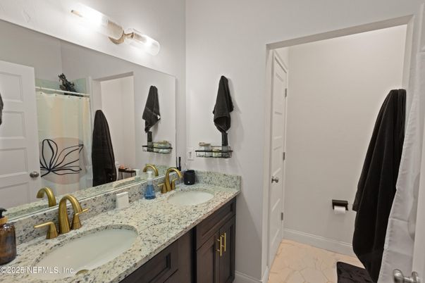 Bathroom, Dual Sink Vanities, Interior, Marble