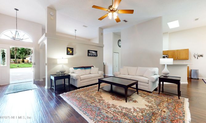 Interior, Living room, Pendant Lights, Wood Texture Flooring