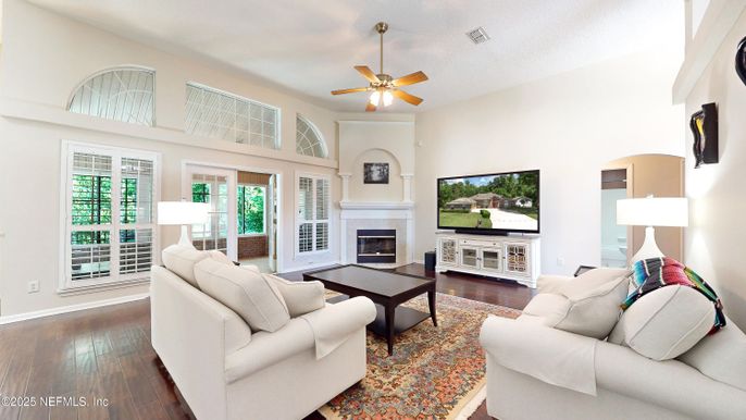 Fireplace, Interior, Living room, Wood Texture Flooring