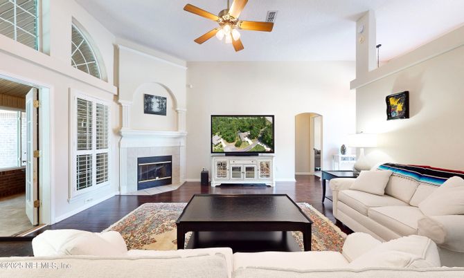 Fireplace, Interior, Living room, Wood Texture Flooring