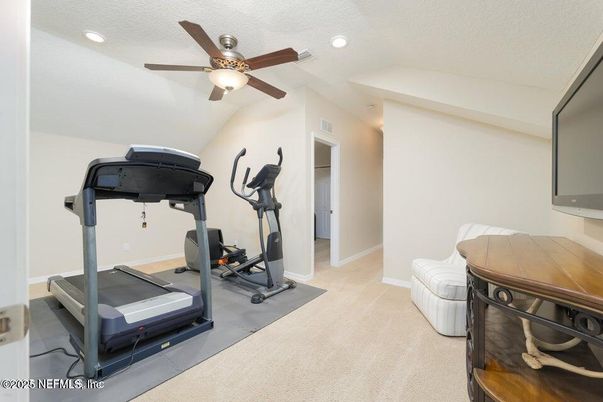 Fitness Equipment, Interior, Recessed Lighting