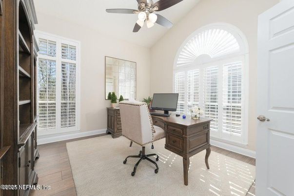 Home Office, Interior, Wood Texture Flooring