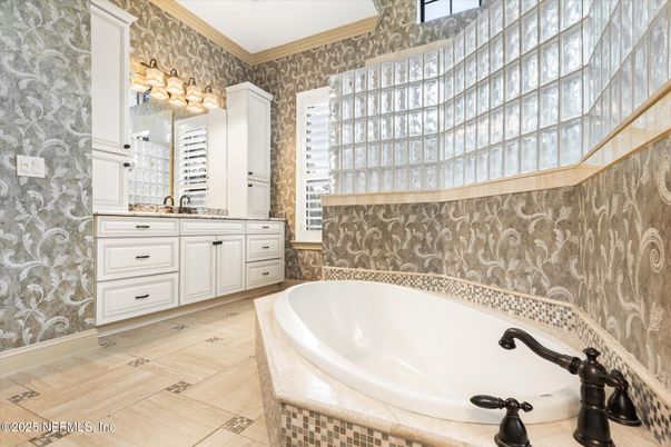 Bathroom, Interior, Wood Texture Flooring