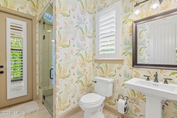Bathroom, Glass Shower, Interior