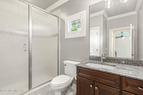 Bathroom, Glass Shower, Interior