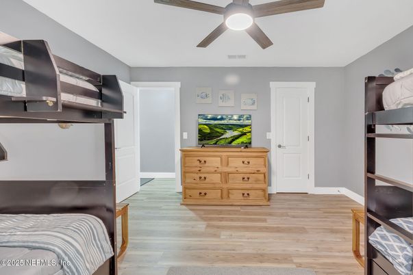 Bedroom, Interior, Wood Texture Flooring