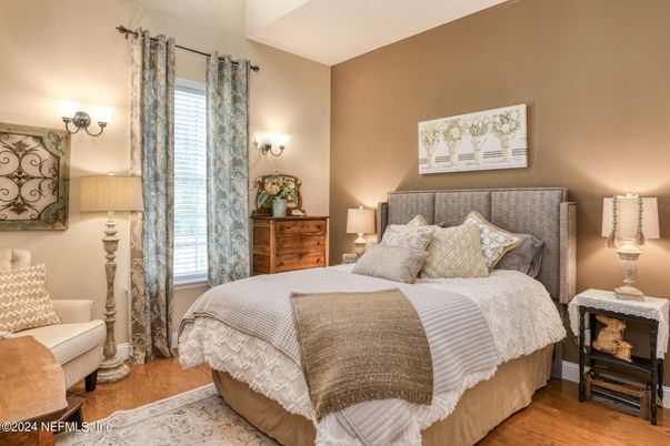 Bedroom, Interior, Wood Texture Flooring