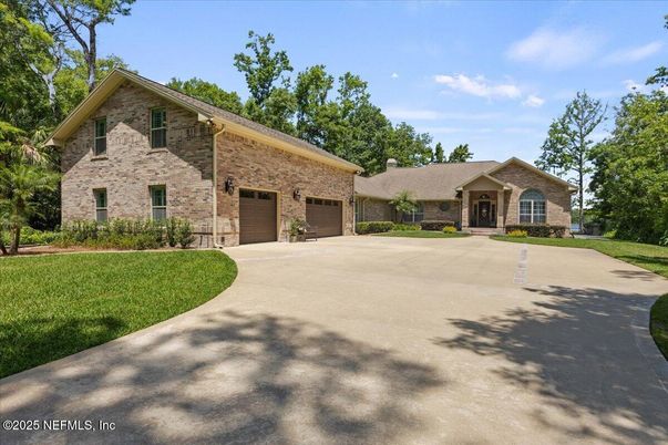Attached, Backyard, Exterior, Facade, Brick Facade, Brick Traditional
