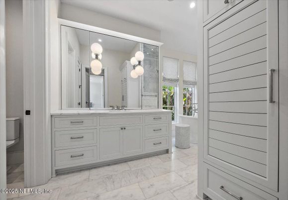 Bathroom, Dual Sink Vanities, Interior, Marble