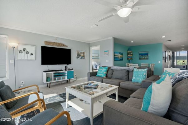 Interior, Living room, Recessed Lighting