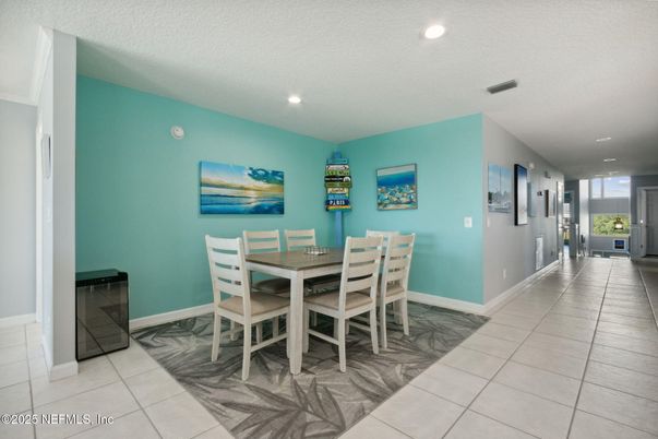 Dining room, Interior, Recessed Lighting