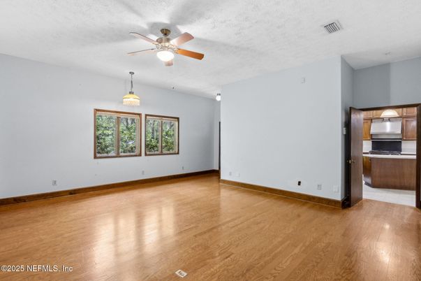 Empty room, Interior, Kitchen, Wood Texture Flooring