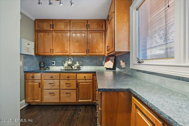 Interior, Kitchen, Wood Texture Flooring