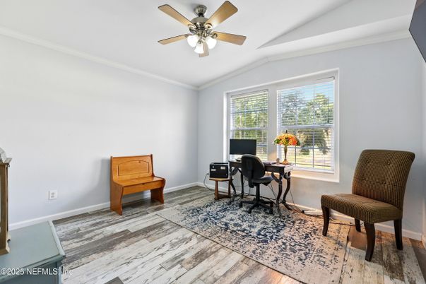 Home Office, Interior, Wood Texture Flooring