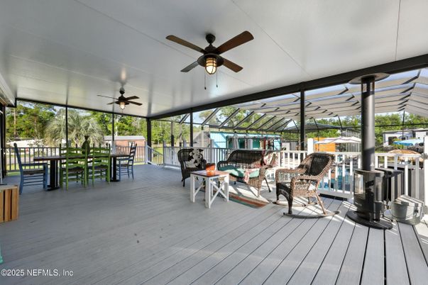 Dining room, Interior, Sun Room, Wood Texture Flooring