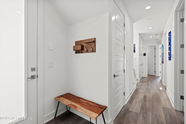 Interior, Recessed Lighting, Wood Texture Flooring