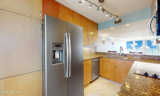 Interior, Kitchen, Recessed Lighting, Stainless Steel Appliances