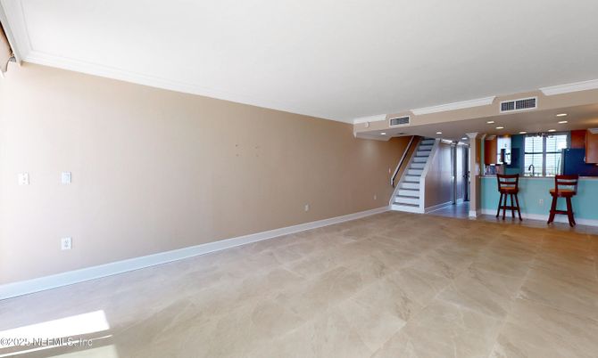 Empty room, Interior, Kitchen, Recessed Lighting