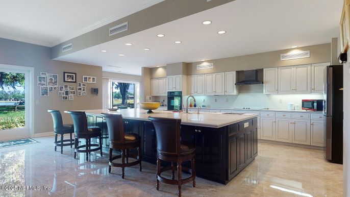 Interior, Kitchen, Recessed Lighting, Stainless Steel Appliances